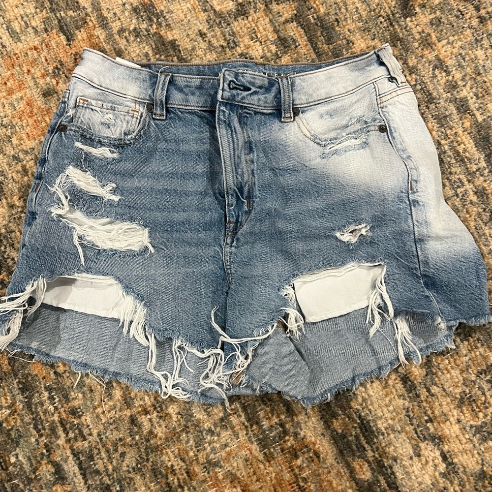American Eagle Outfitters Light Blue Denim Shorts